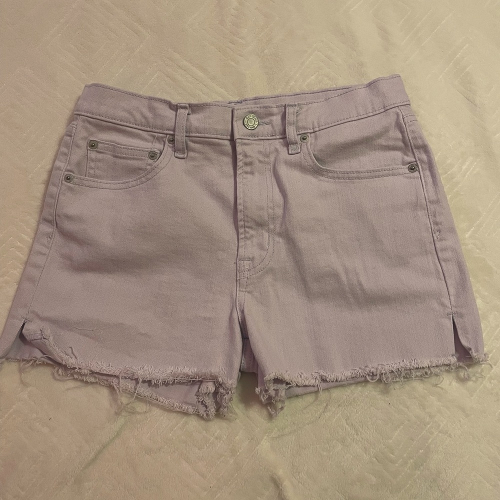 Pastel purple shorts